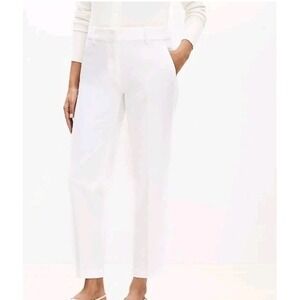 Loft Riviera Slim Pants White Size 8 NWT